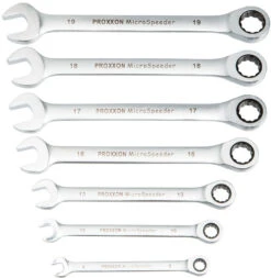 Proxxon Ring-Maulschlüsselset MicroSpeeder 7-teilig, Standardausführung -Schrauben Schalten 148519