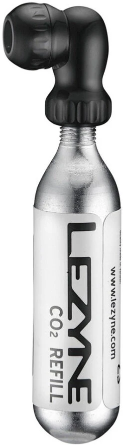 Lezyne Twin Speed Drive CO2 Pumpenkopf Mit CO2 Kartusche 25 G