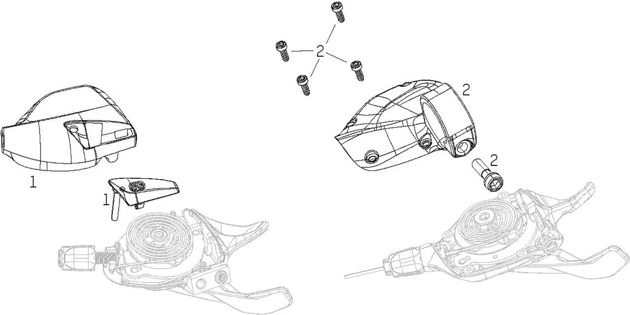 SRAM Ersatzteile NX Eagle Trigger Schalthebel 3 SRAM Ersatzteile NX Eagle Trigger Schalthebel