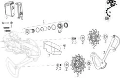 SRAM Ersatzteile XX1 / X01 Eagle AXS Schaltwerk