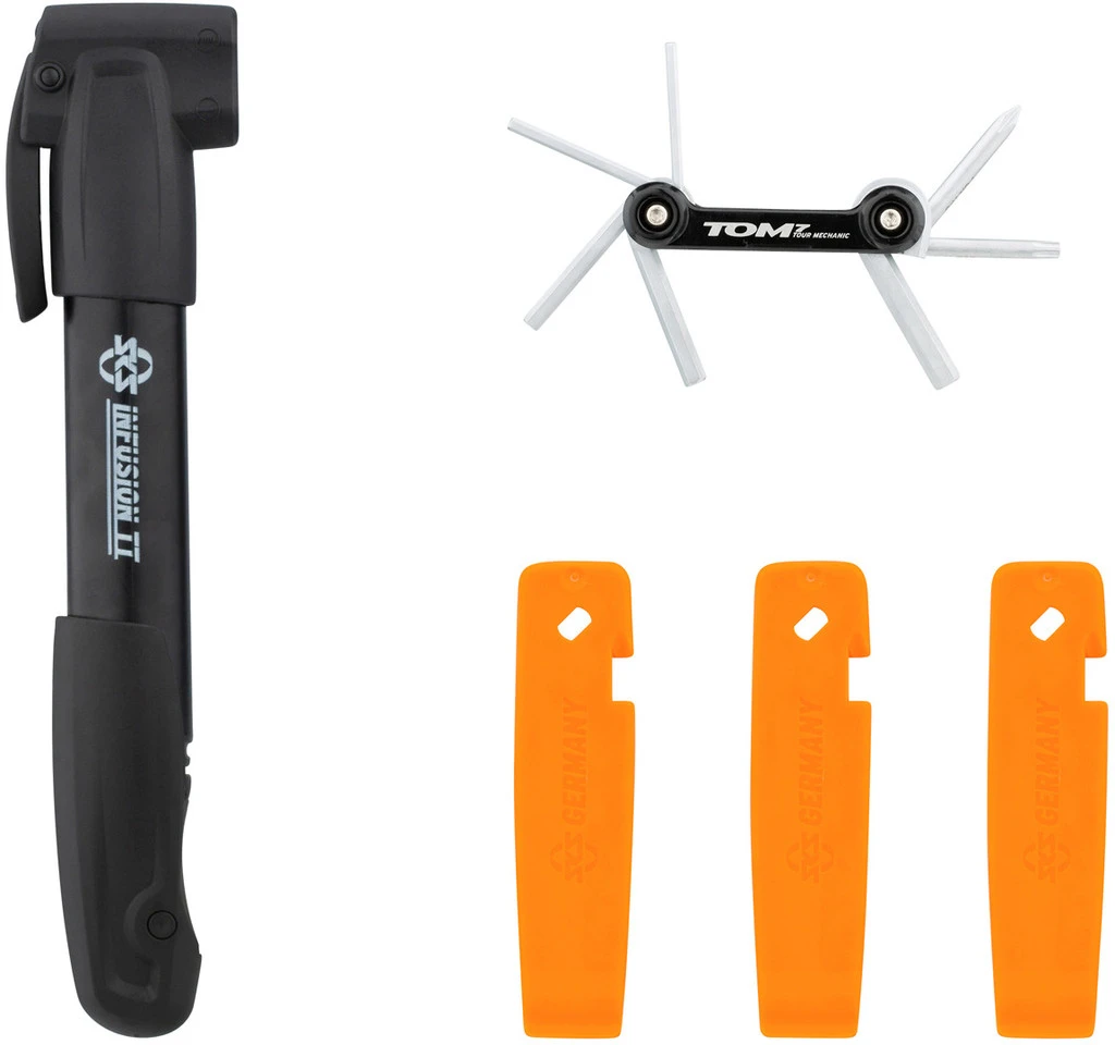 SKS Germany Set Minipumpe / Multitool / Reifenheber 3 SKS Germany Set Minipumpe / Multitool / Reifenheber