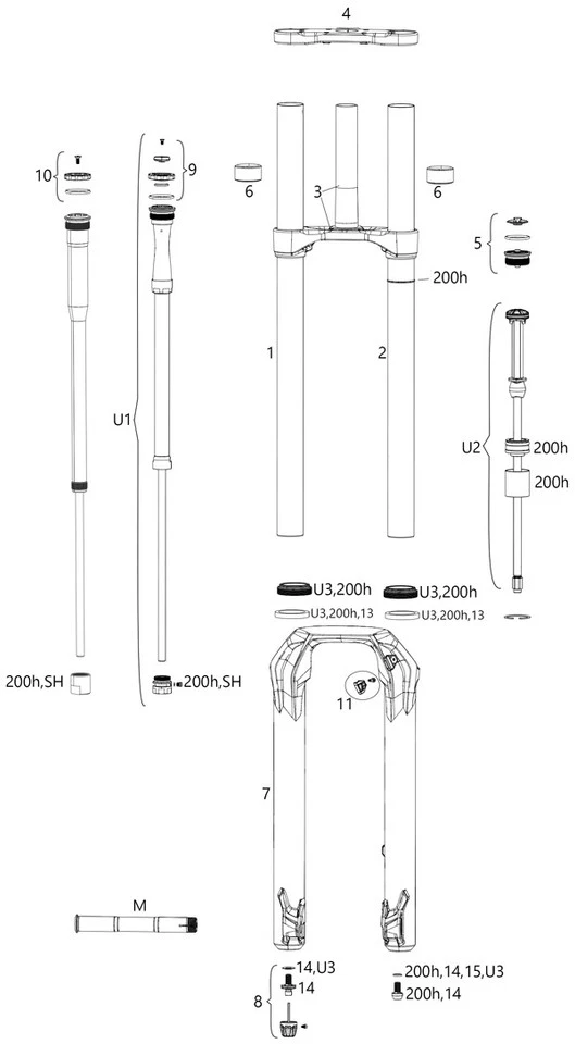ROCKSHOX Ersatzteile BoXXer Select/Ultimate (C2 / 2020-2021) 3 ROCKSHOX Ersatzteile BoXXer Select/Ultimate (C2 / 2020-2021)