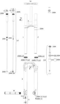 ROCKSHOX Ersatzteile BoXXer (C1 / 2019)