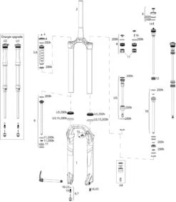 ROCKSHOX Ersatzteile Yari (A1-B3 / 2016-2020)
