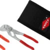 KNIPEX Zangenset Cobra Und Mini-Zangenschlüssel In Werkzeuggürteltasche 2 KNIPEX Zangenset Cobra Und Mini-Zangenschlüssel In Werkzeuggürteltasche -Schrauben Schalten 424389