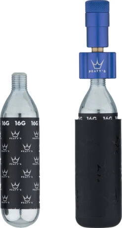 Holeshot CO2 Tyre Inflator Kit CO2-Kartuschenpumpe + 16 G Kartusche